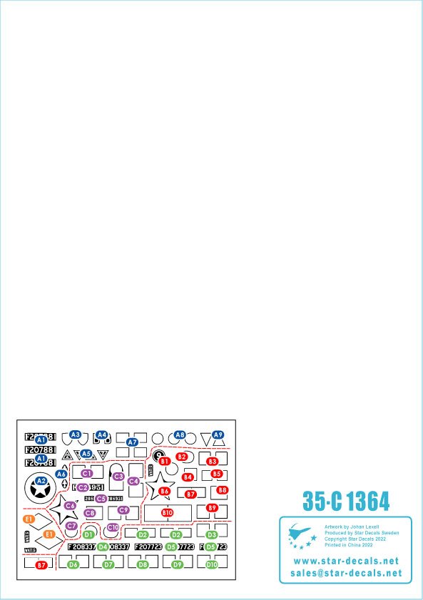 Star Decals 35-C1364 Daimler Armoured Car 1 British and Belgian service in WW2 1/35 – Bild 2