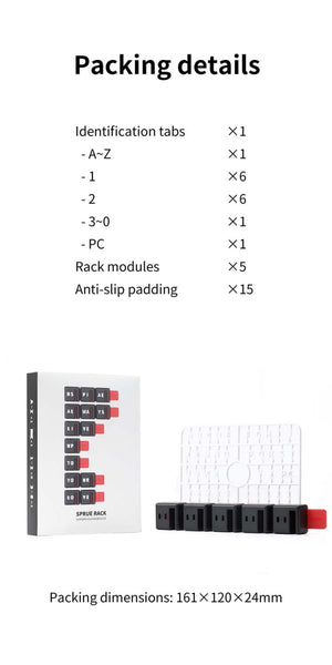 DSPIAE PT-SR Sprue Rack / Stojak na plastikowe ramki – immagine 8