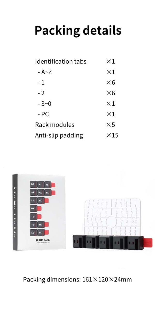 DSPIAE PT-SR Sprue Rack / Stojak na plastikowe ramki – immagine 8
