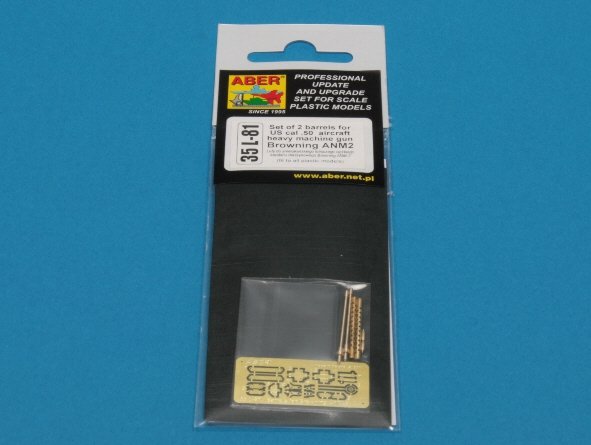 Aber 35L-081 Set of 2 standard barrels for US aircraft machine guns cal .50 Browning ANM2 (1/35) – image 4