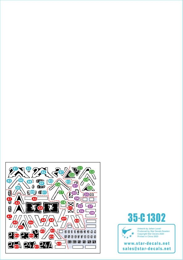 Star Decals 35-C1302 Desert Storm 2 1/35 – imagen 2