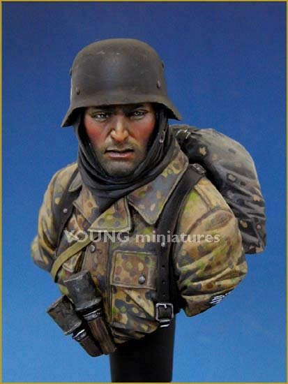 Young Miniatures YM1810 Waffen SS allemand Ardennes 1944(II) 1/10