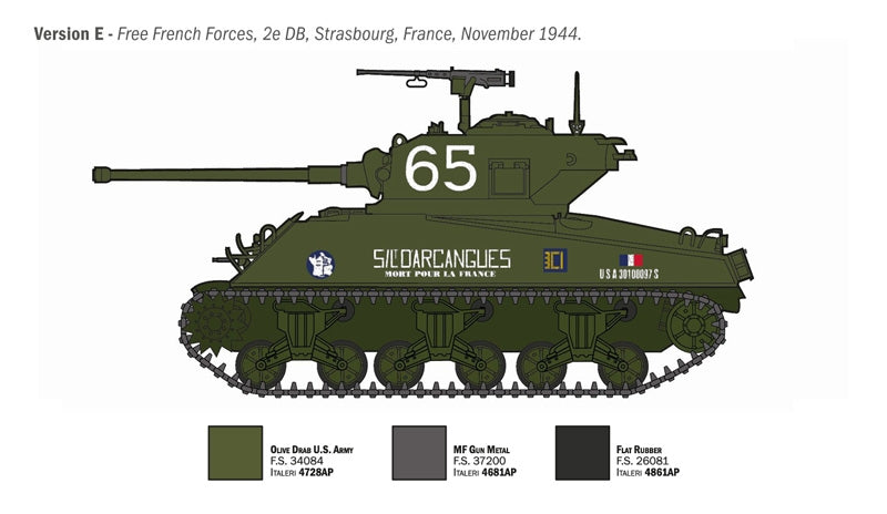 Italeri 96440 M4A3 76mm WET SHERMAN 1/35 – immagine 7