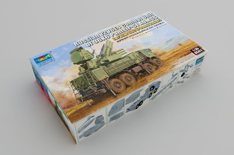 Trumpeter 01061 Russian 72V6E4 Combat Unit of 96K6 Pantsir-S1 ADMGS(w/RLM SOC S-band Radar) 1/35 – immagine 2