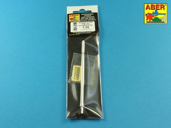 Aber 35L-218 Russian D-10T 100mm tank barrel for T-54/T-55 for TAKOM model 1/35 – immagine 2