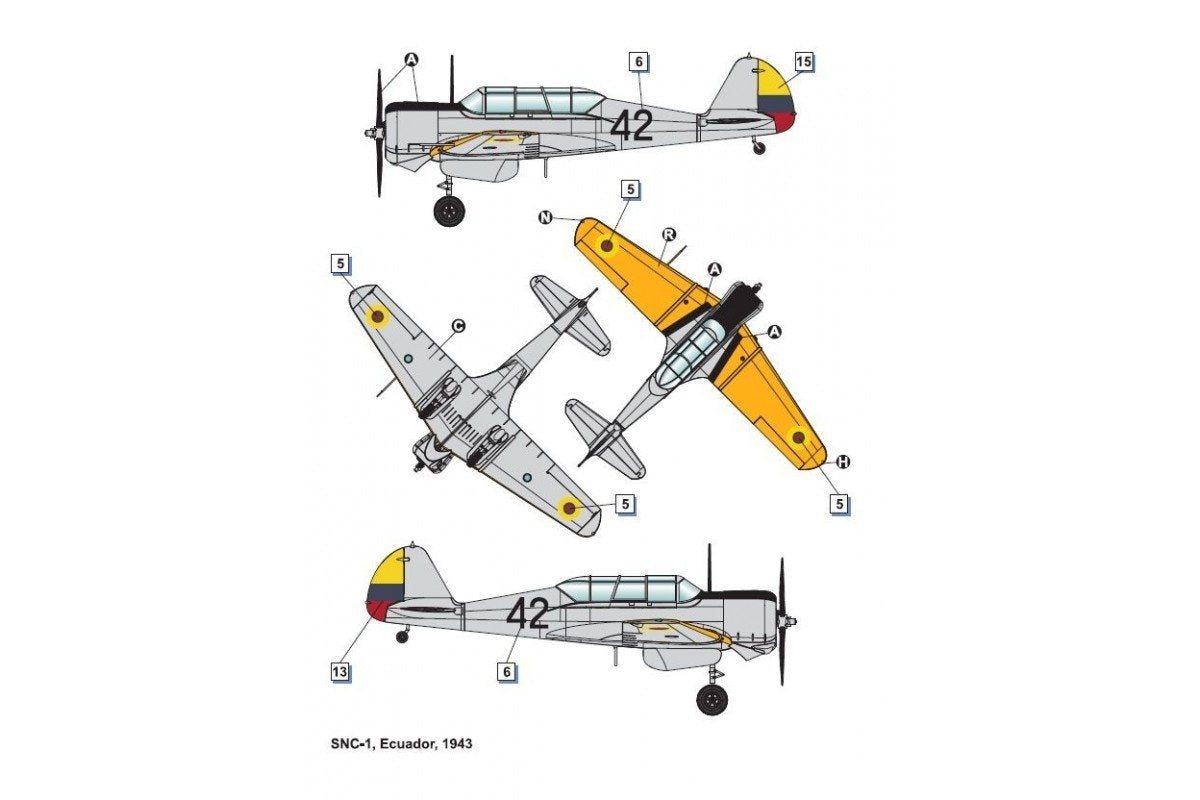 Dora Wings 48041 Curtiss-Wright SNC-1 Falcon II 1/48 – image 4