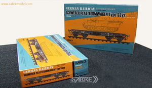 Saber 35A02 German Railway Schwerer Plattformwagen Type SSys 1/35 – image 5