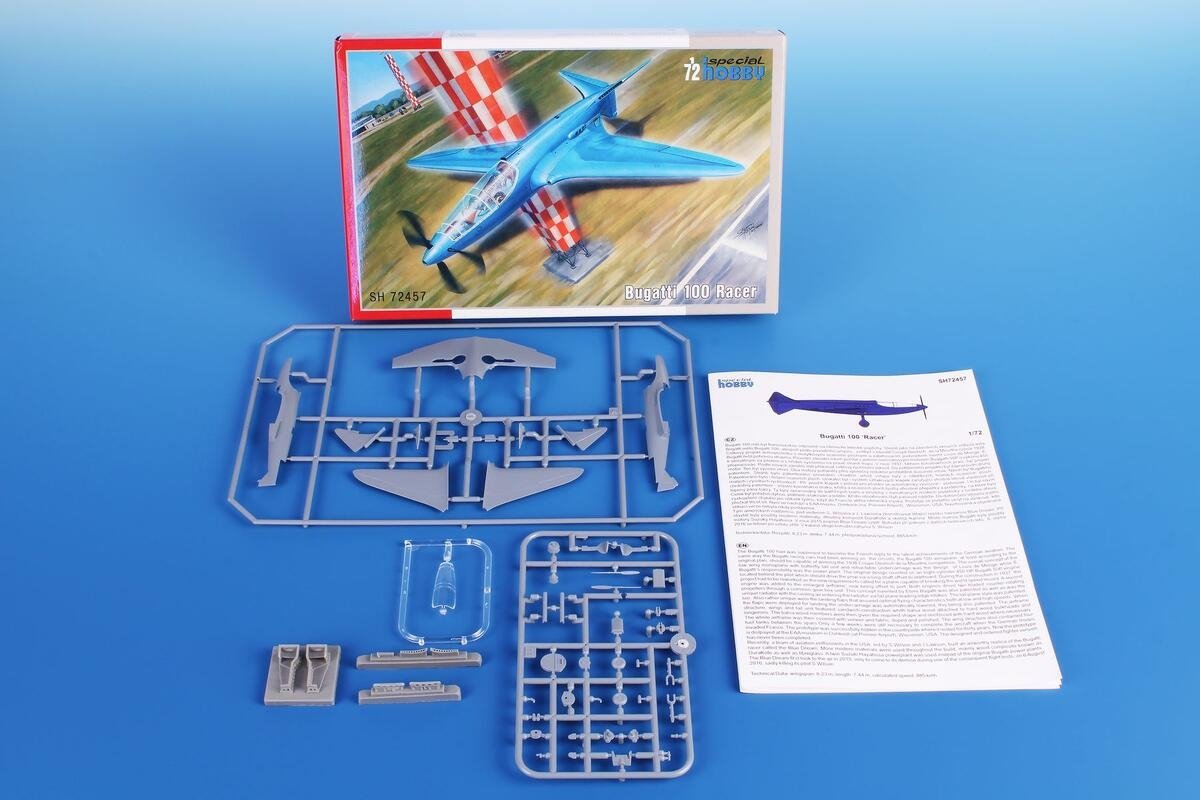 Special Hobby 72457 Bugatti 100 &amp;#39;French Racer Plane&amp;#39; 1/72 – image 2