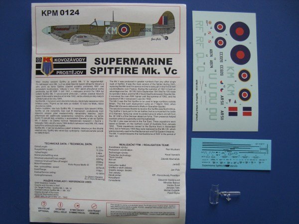 Kovozavody Prostejov KPM0124 Spitfire Mk.Vc Allied Fighters 1/72 – immagine 4