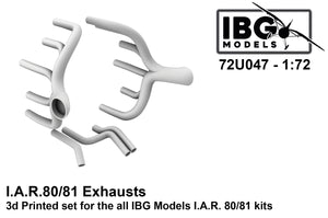 Échappements IBG 72U047 IAR 80/81 1/72