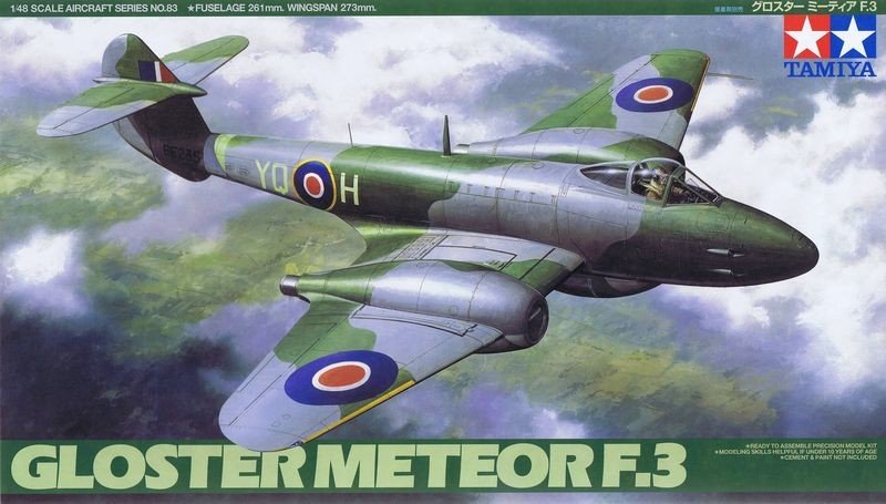 Tamiya 61083 Gloster Meteor F.3 1/48