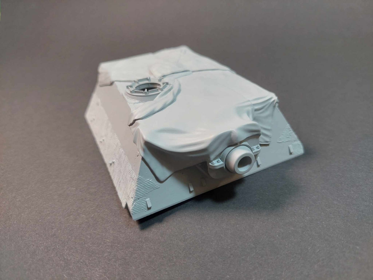 Panzer Art RE35-752 Elefant&amp;quot;coque supérieure avec bâche en toile 1/35  – image 4
