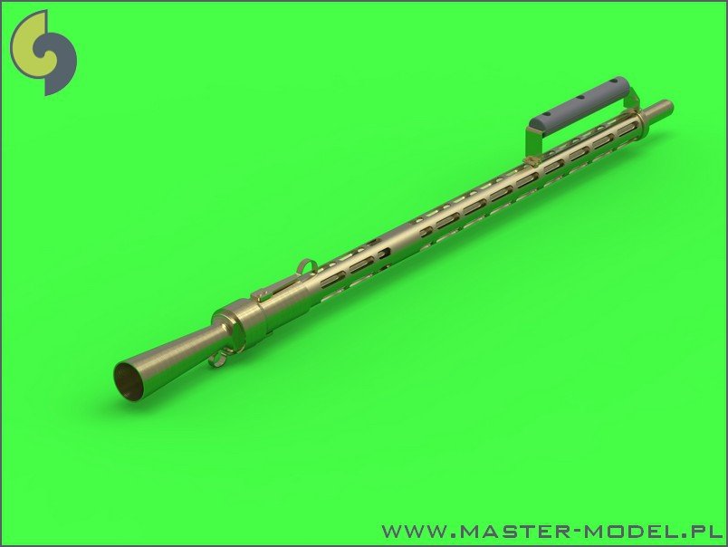 Master GM-35-009 KPV - Russian 14,5mm heavy machine gun - elongated cooling slots - used on ZPU-1/2/4 anti-aircraft systems (1pc) 1/35 – immagine 4