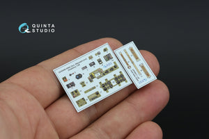Quinta Studio QD48468 A6M2 Zero (Mitsubishi Prod.) 3D-Printed coloured Interior on decal paper (Academy) 1/48 – immagine 4