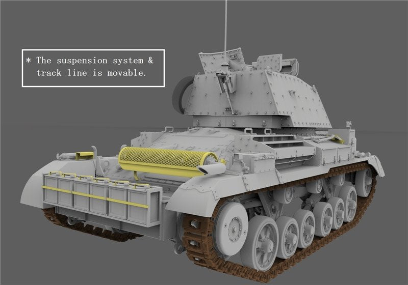 Gecko Models 35GM0001 CRUISER TANK MK.II ACS WITH INTERIOR 1/35 – zdjęcie 17