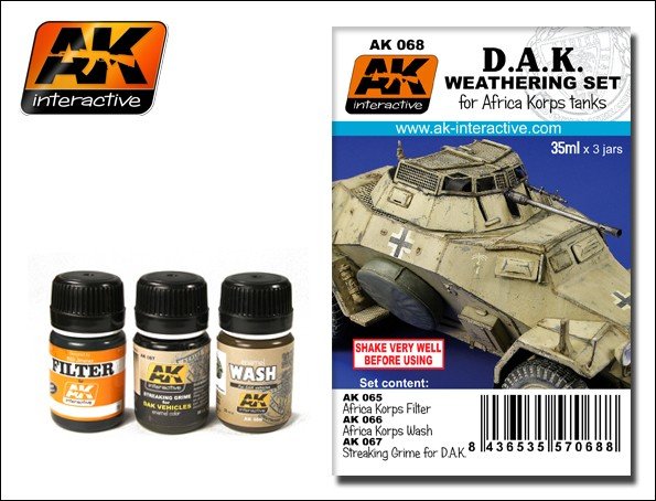 Kit de vieillissement AK Interactive AK068 Africa Korps