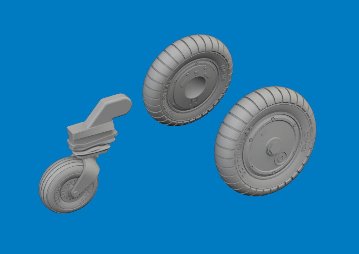 Eduard 672405 Bf 109G-6 wheels Tamiya 1/72 – Bild 3