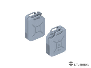 E.T. Model P35-263 Russian 20L FUEL CANS SET 5+5 1/35 – imagen 3