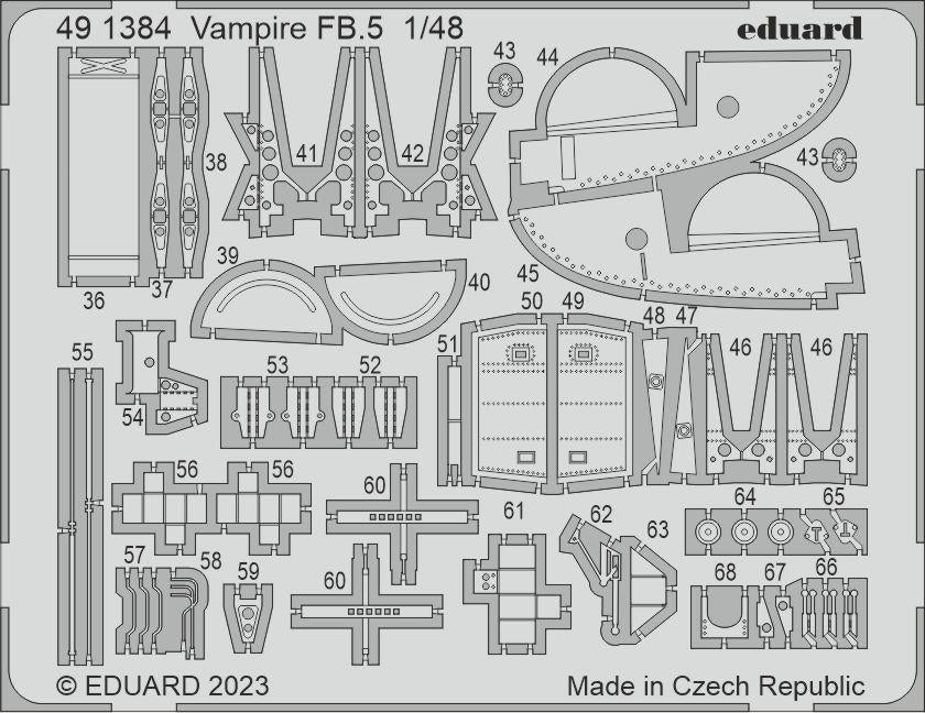 Eduard BIG49394 Vampire FB.5 AIRFIX 1/48 – Bild 4