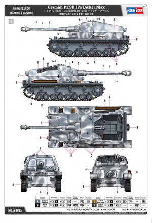 Hobby Boss 84835 Pz.Sfl.Iva allemand Dicker Max 1/48 – image 4