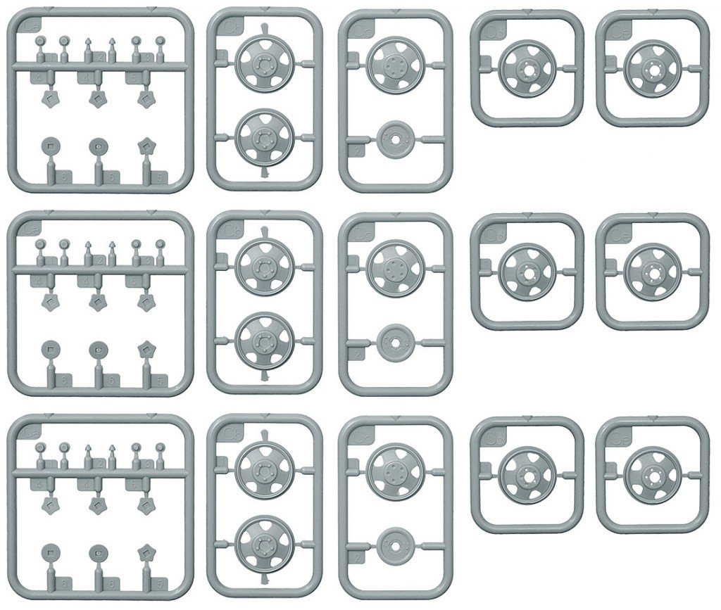 MiniArt 35112 Soviet GAZ-AAA Family wheels set 1/35 – immagine 6