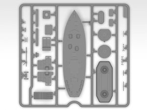 ICM S012 KFK Kriegsfischkutter WWII German multi-purpose boat 1/144 – immagine 9