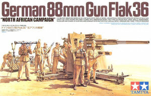 Tamiya 35283 German 88mm Gun Flak36 &amp;quot;North African Campaign&amp;quot; 1/35