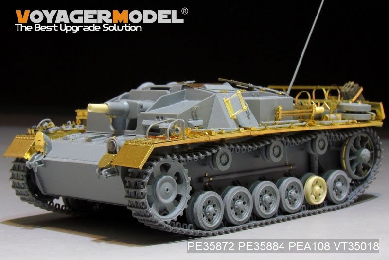 Voyager Model PE35872 WWII German StuG.III Ausf.C/D Africa troop Basic for DRAGON 1/35 – Bild 2