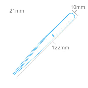 Modelcraft PTW2185-3 Fine Stainless Steel Tweezers (120mm) – zdjęcie 2
