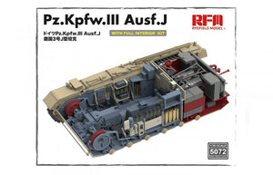 Rye Field Model 5072 Pz.Kpfw.III Ausf.J FULL INTERIOR 1/35 – immagine 7