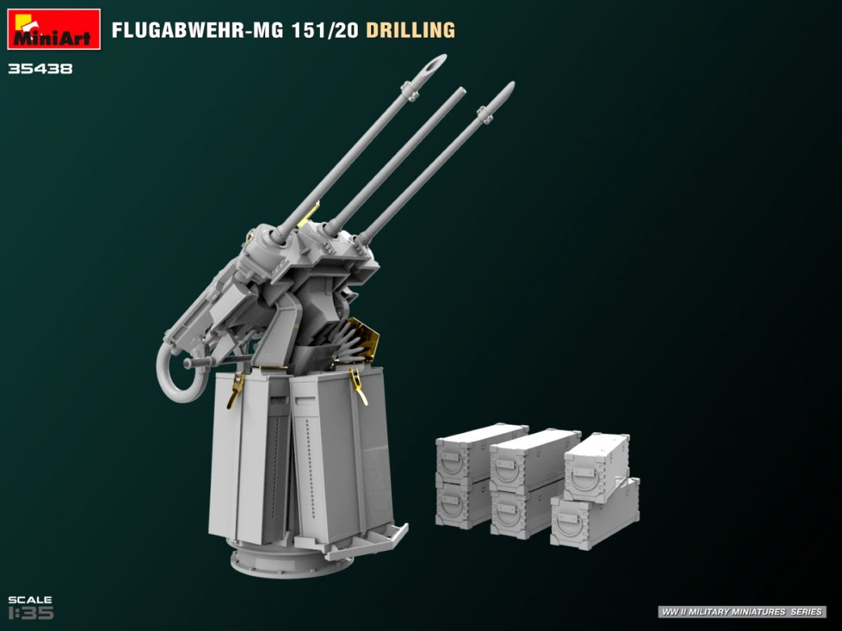 MiniArt 35438 FLUGABWEHR-MG 151/20 DRILLING 1/35 – immagine 6