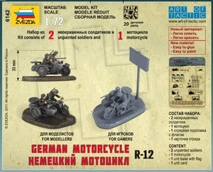 Zvezda 6142 German Motorcycle R-12 1/72 – image 2