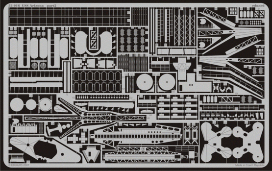Eduard 53016 USS Arizona MINI HOBBY MODEL 1/350 – image 4