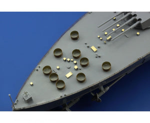 Eduard 53165 HMS King George V cranes &amp;amp; railings TAMIYA 1/350 – immagine 3