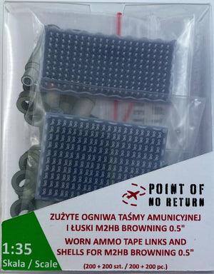 Point of no Return 3522013 Łuski i ogniwa do amunicji M2HB browning 0.5cala 1/35 – zdjęcie 8