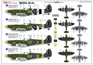 AZ Model AZ7391 Supermarine Spitfire Mk.IXc &amp;quot;Aces&amp;quot; (1/72) – image 4
