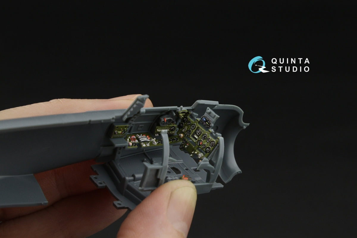 Quinta Studio QD48609 A6M5 Zero (Mitsubishi Production) 3D-Printed &amp;amp; colored Interior on decal paper (Eduard) 1/48 – image 5