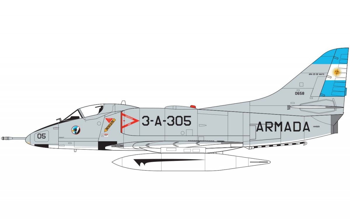 Airfix 03029A Douglas A-4B/Q Skyhawk 1/72 – Bild 3