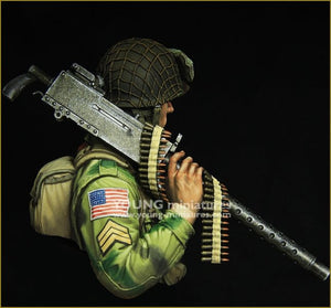 Young Miniatures YM1873 WW2 US AIRBORNE with M1919 1/10 – Bild 4