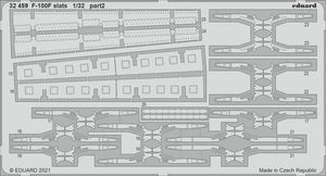 Eduard 32459 F-100F slats for Trumpeter 1/32 – zdjęcie 2