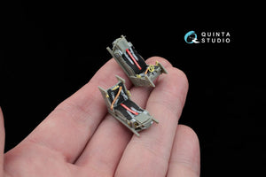 Quinta Studio QD48033 F-16I 3D-Printed &amp;amp; coloured Interior on decal paper (for Kinetic kit) 1/48 – immagine 6