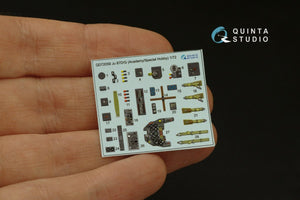 Quinta Studio QD72059 Ju 87 D/G 3D-Printed &amp;amp; coloured Interior on decal paper (Academy/Special Hobby) 1/72 – immagine 8