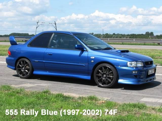Peinture Zero Paints ZP-1041-74F 555 Bleu Rallye (1997-2002) 74F 60 ml