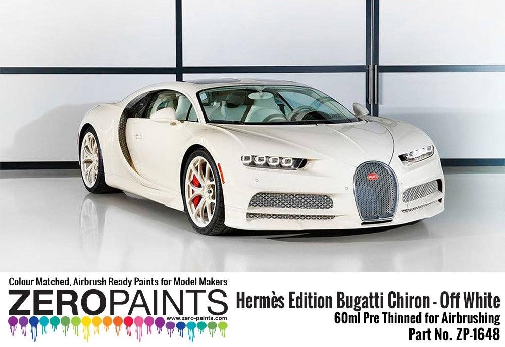Zero Paints 1648 Hermès Edition Bugatti Chiron Off White 60ML – immagine 3