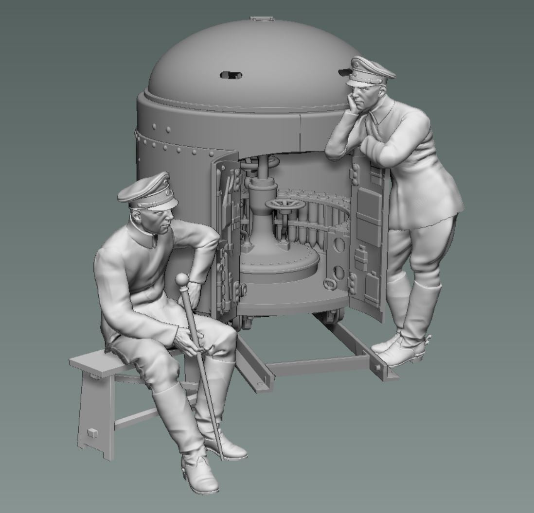 Copper State Models F35-049 Fahrpanzer german leaning crewman 1/35 – zdjęcie 5