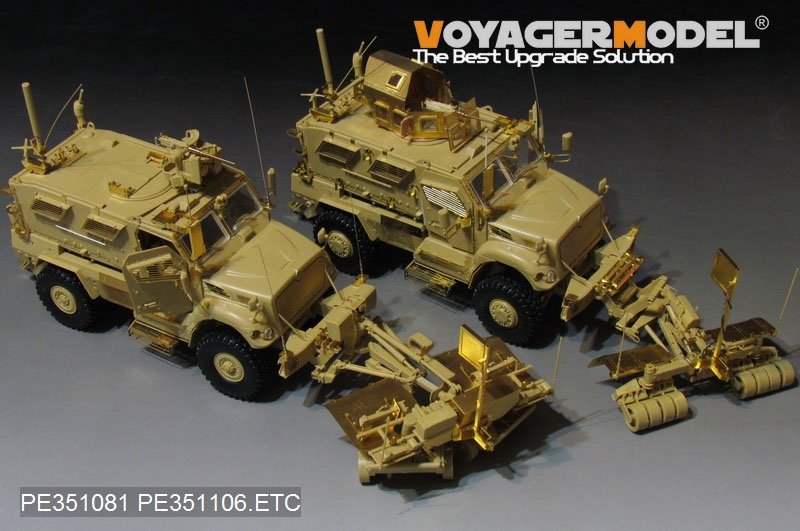Voyager Model PE351106 Modern US M1235 MAXXPRO Dash DXM w/Spark II Mine Roller Upgrade Set (For PANDA HOBBY PH35044) 1/35 – imagen 4