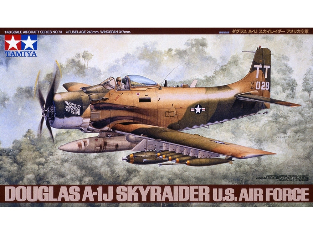 Tamiya 61073 A-1J Skyraider USAF 1/48 – zdjęcie 2