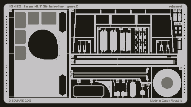 Eduard 35622 Faun SLT 56 interior (TRUMPETER) 1/35