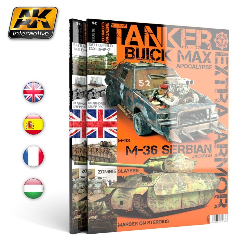 AK Interactive AK4812 TANKER 02 : BLINDAGE SUPPLÉMENTAIRE (Anglais)