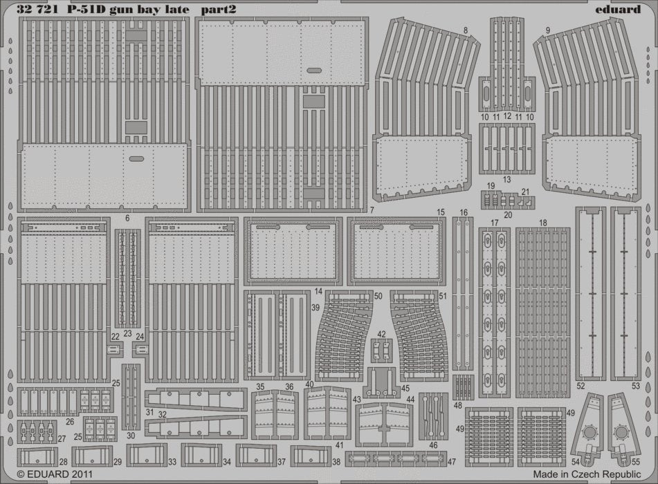Eduard 32721 P-51D gun bay late 1/32 Tamiya – image 2